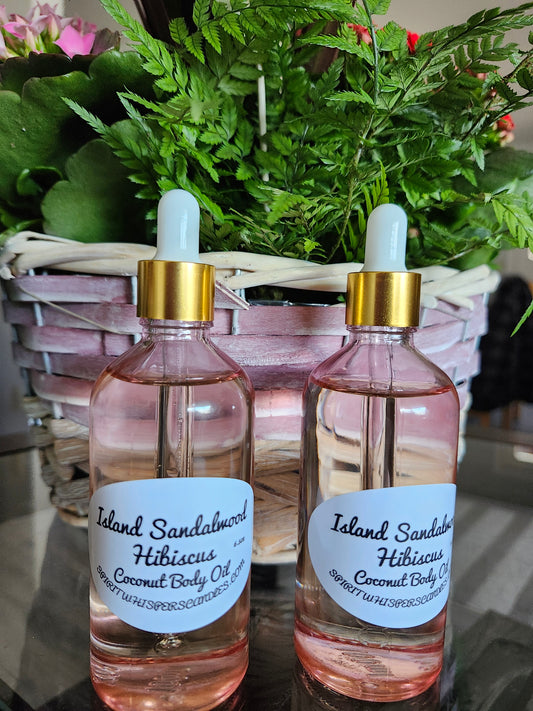 Island Sandalwood Hibiscus Body Oil