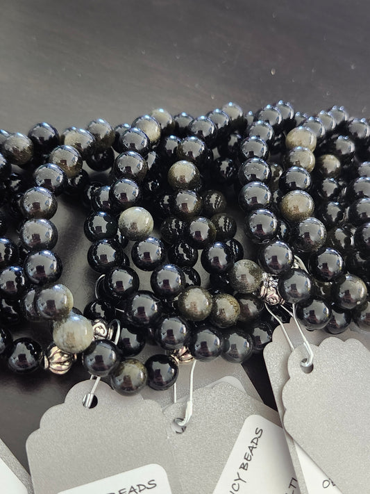 Black Multi Obsidian Bracelet