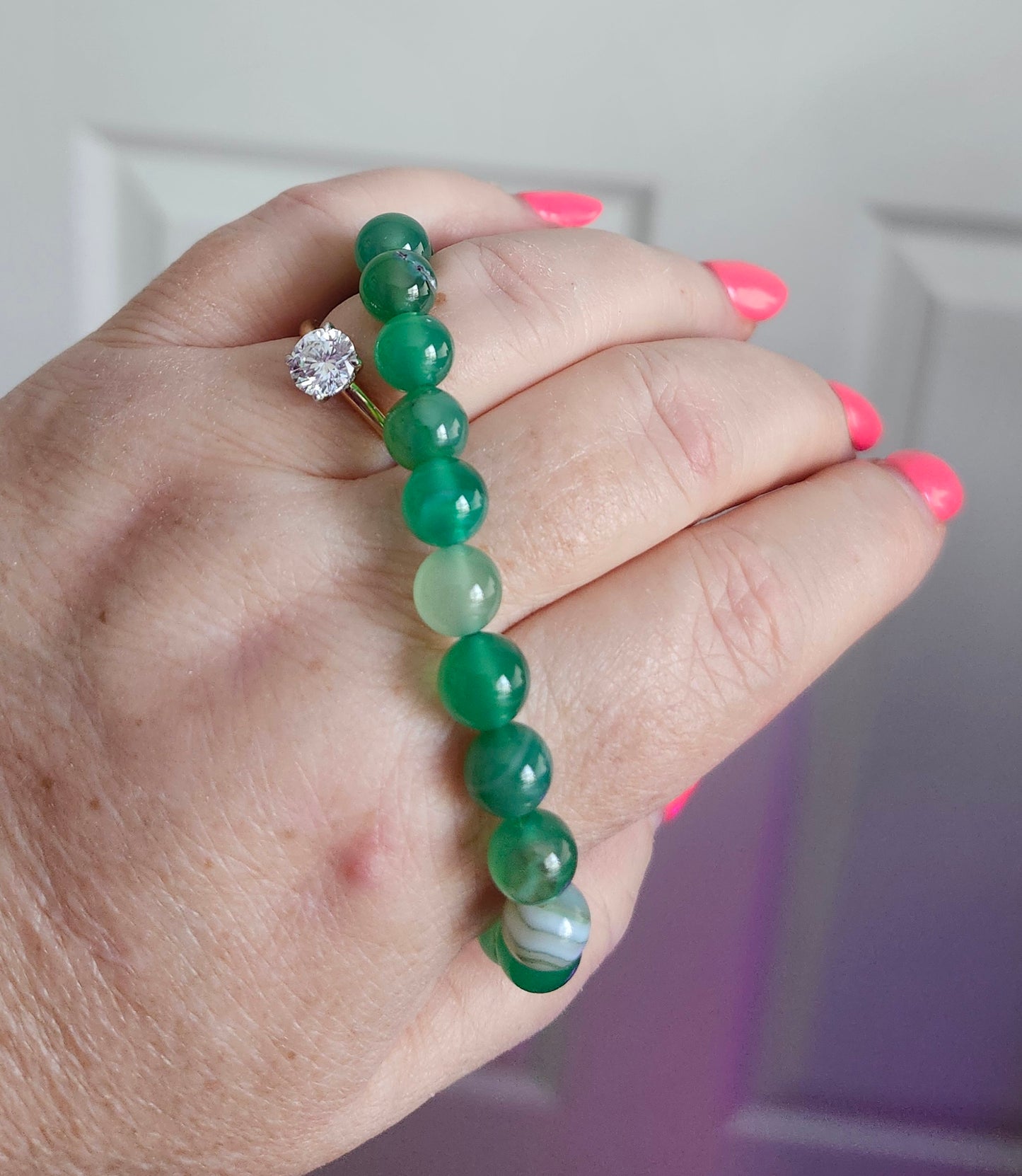 Green Agate Bracelet