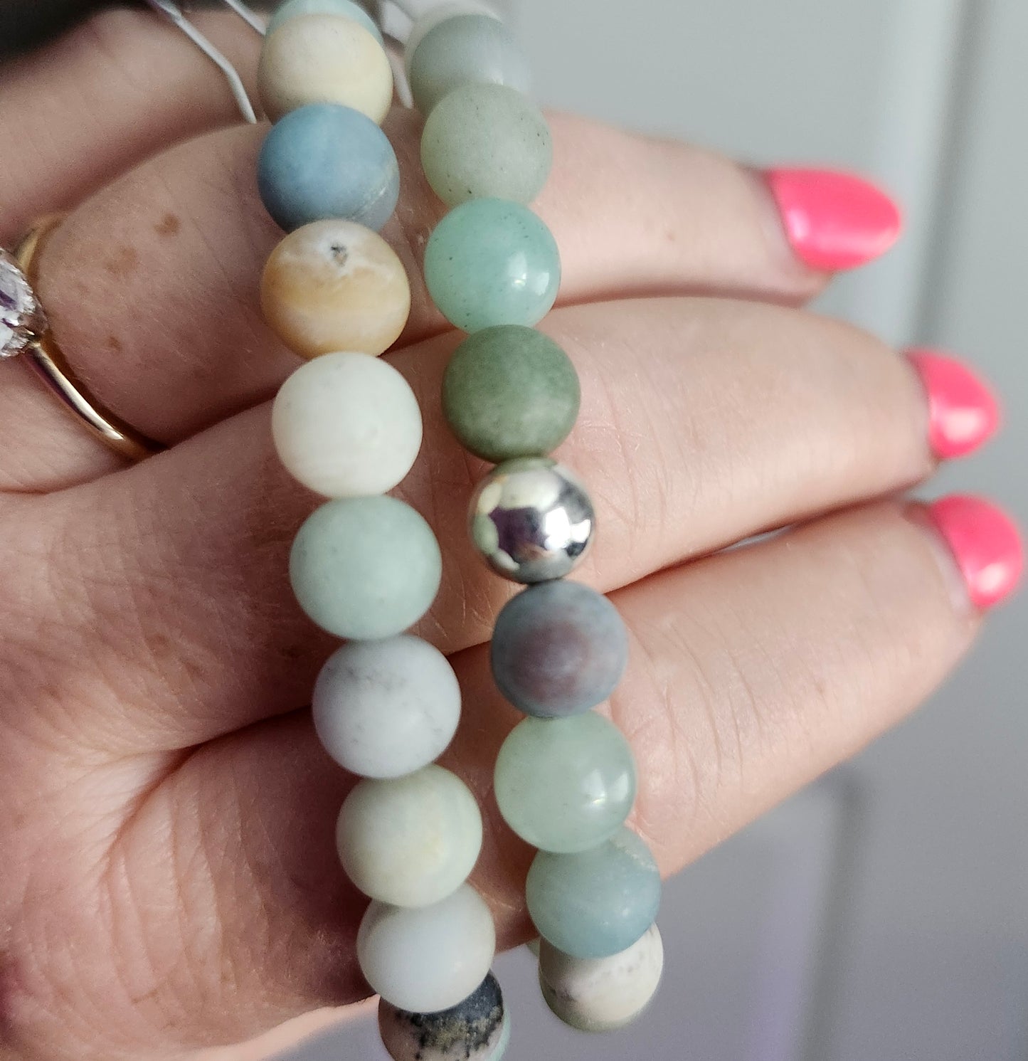 Caribbean Blue Matte Bracelet