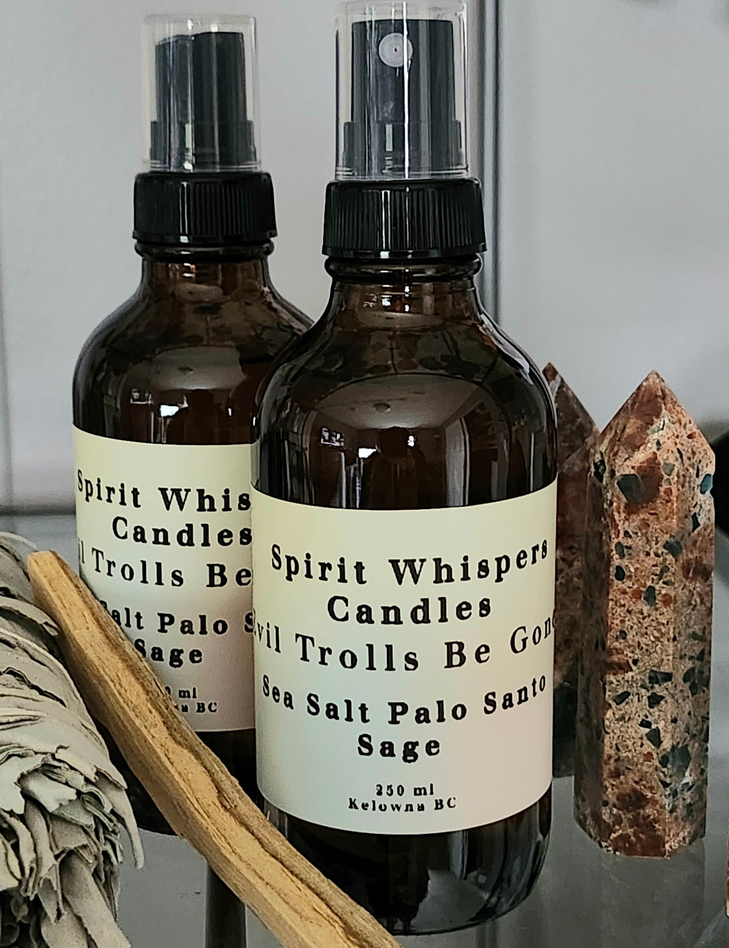 Evil Trolls Be Gone Palo Santo Sage Spray