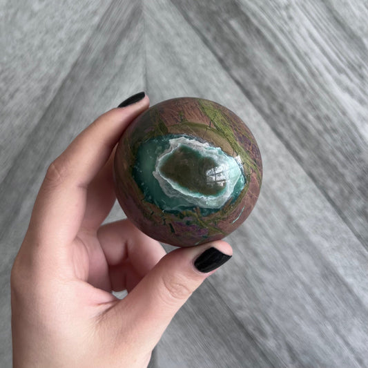 Nephrite Canadian Jade Sphere