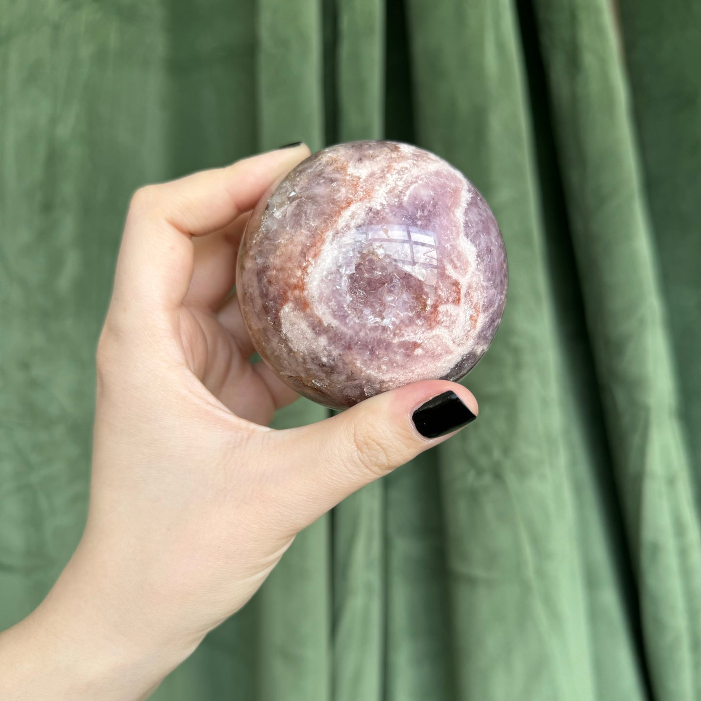 Pink Amethyst Sphere