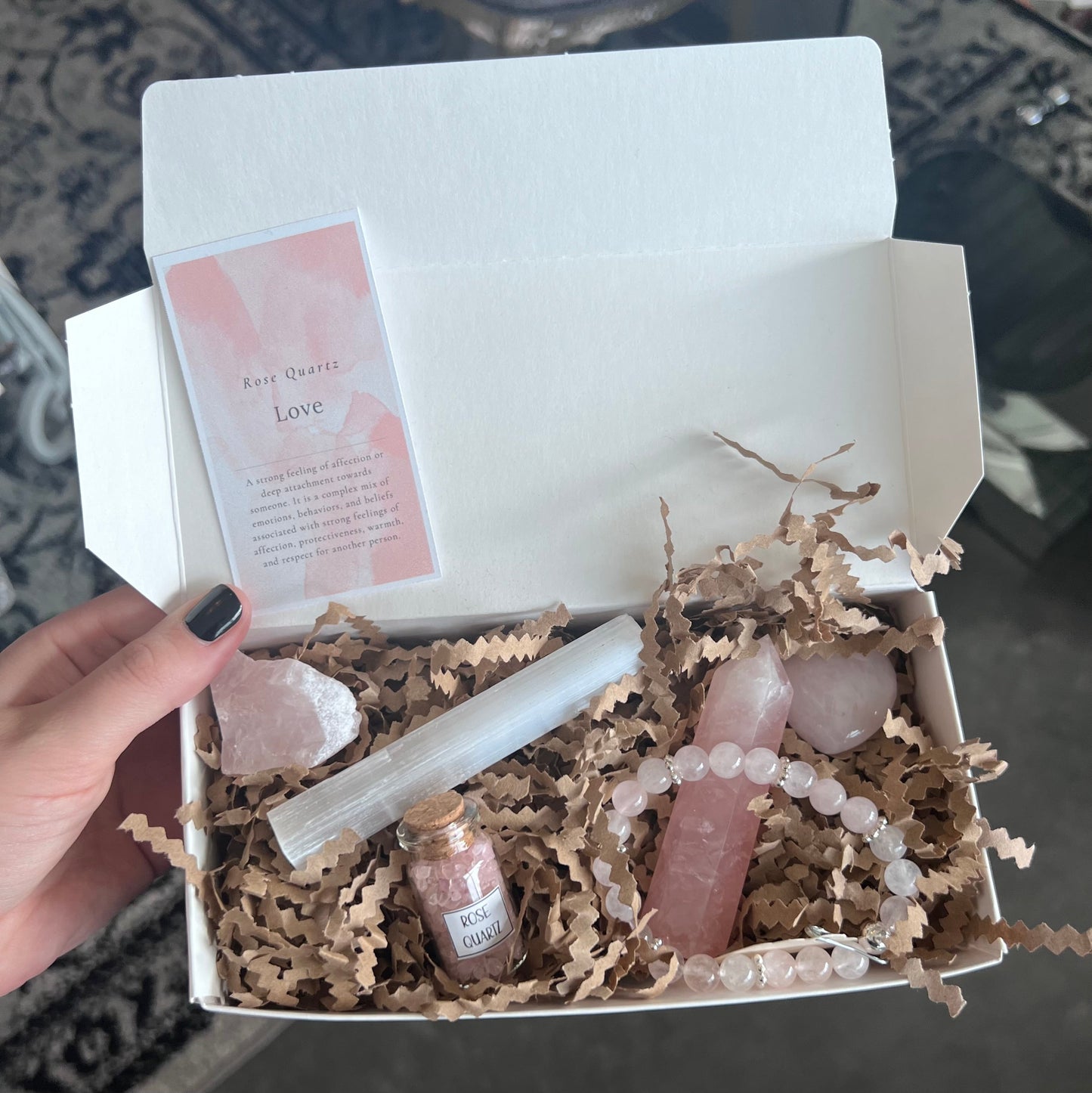 Love(Rose Quartz) Crystal Kit