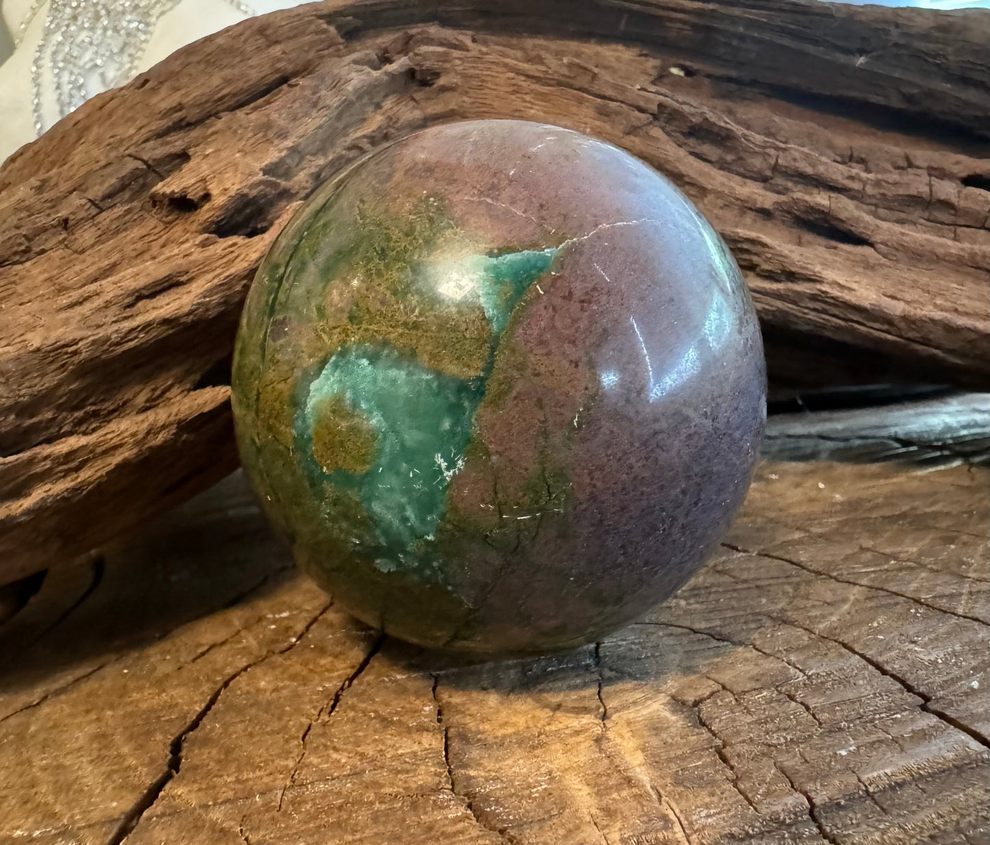 Nephrite Canadian Jade Sphere