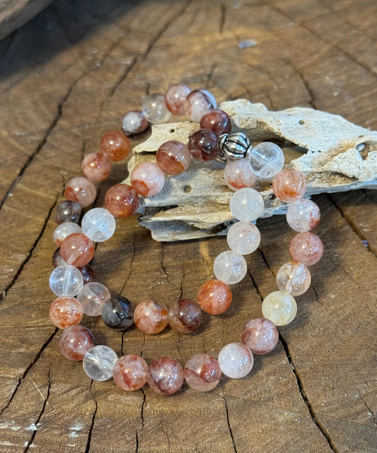 8mm Fire Quartz Bracelet