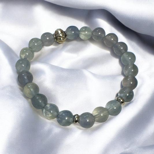 8mm Blue Fluorite Bracelet