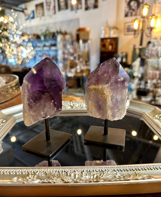 Amethyst Point On Base