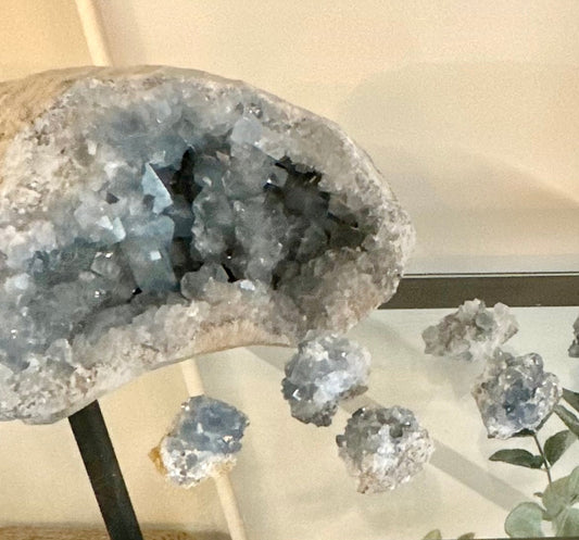 Celestite Cluster