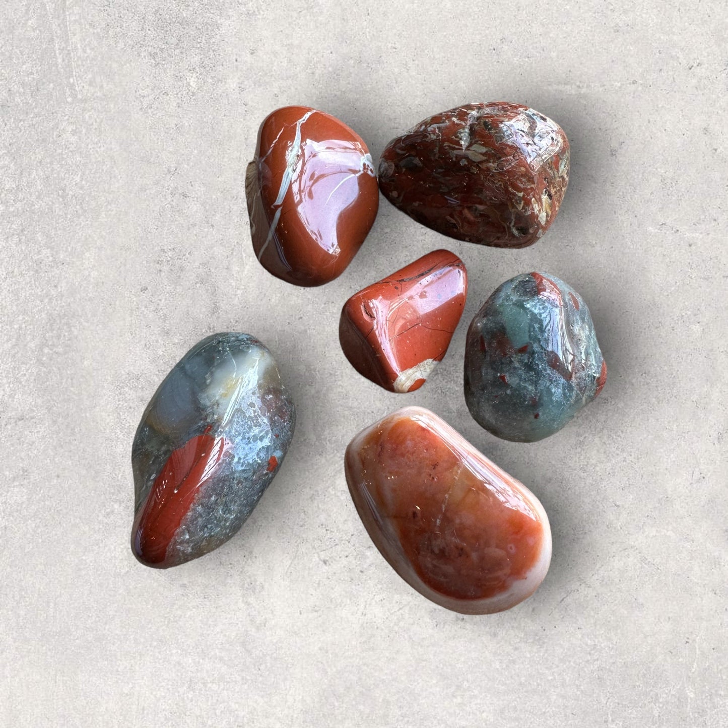 Red Agate Tumbles