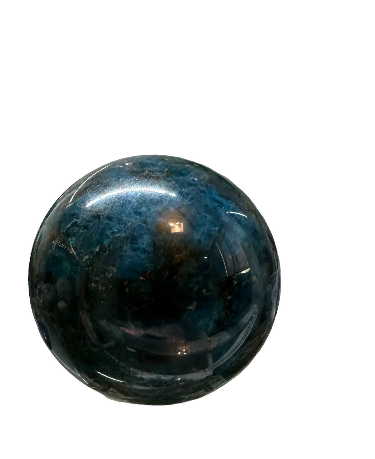 Blue Apatite Sphere