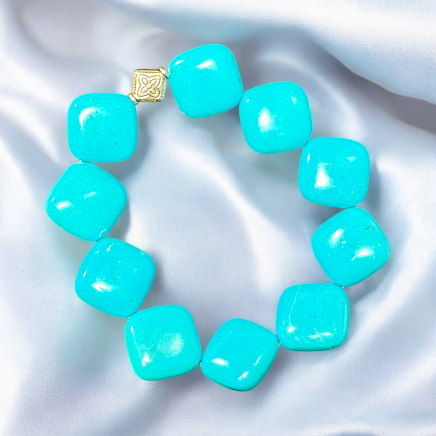 Blue Howlite Bracelet