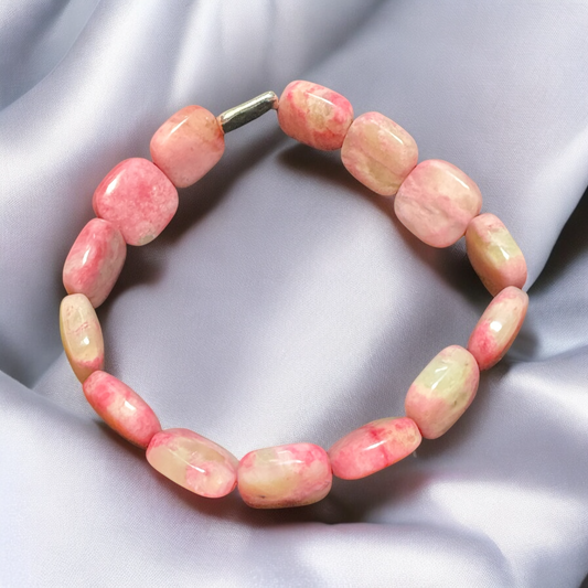 Ice Rhodonite Square Bracelet