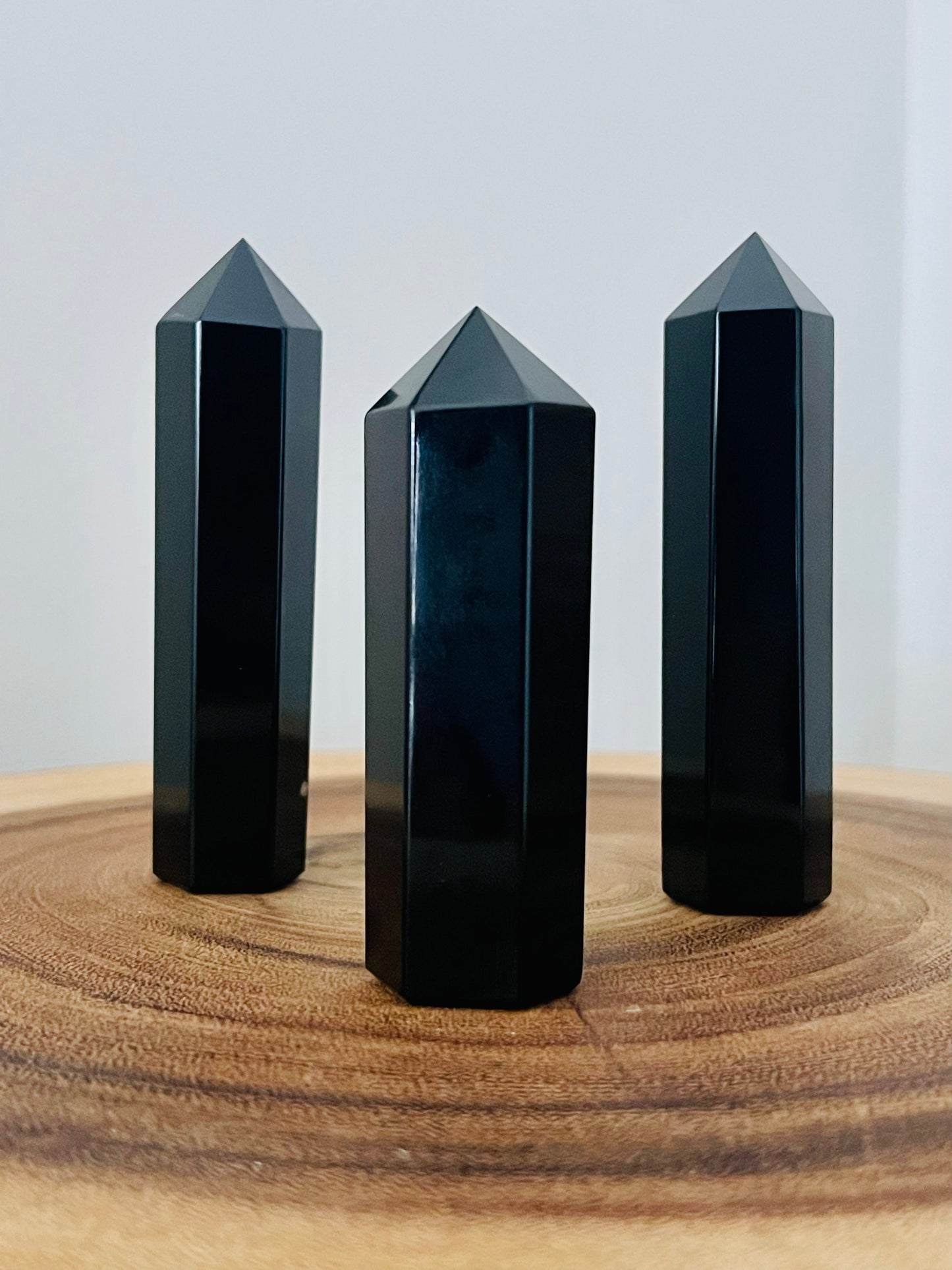 Black Obsidian Medium Polished Point